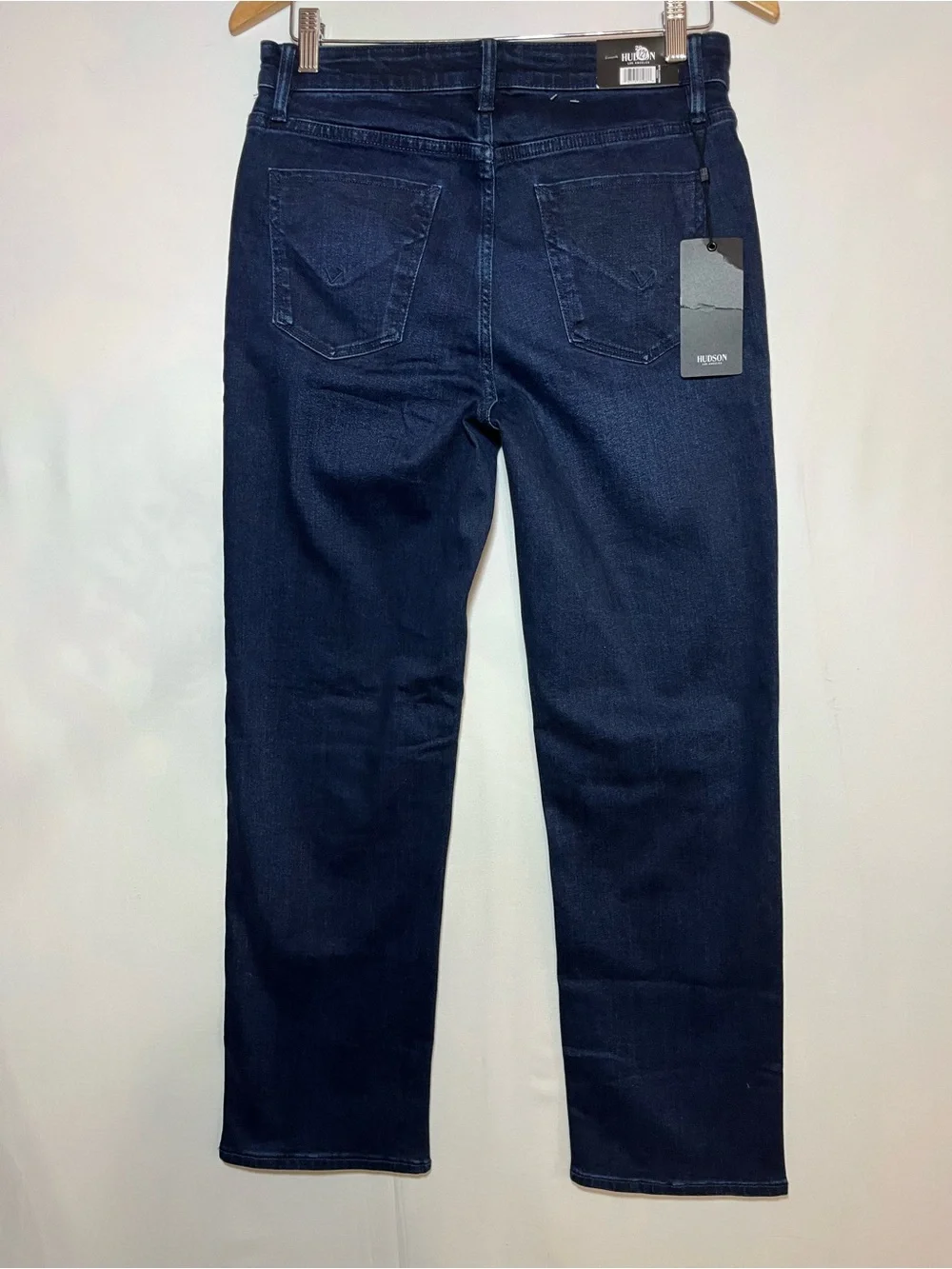 Hudson Straight Leg Jeans NWT Dark Wash Size 29‎ Blue High Rise Casual Classic